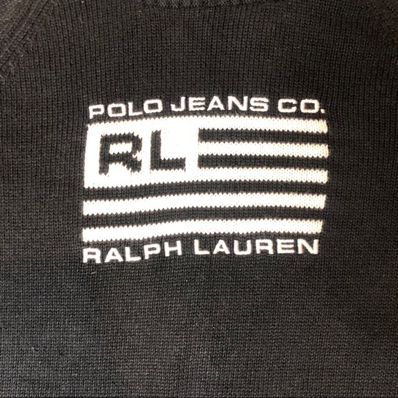 Vintage Polo Ralph Lauren |Flag Turtleneck Sweater - Picture 3 of 6